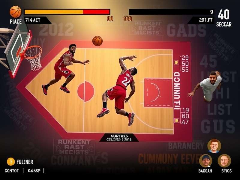 Dunking Devils IN gameplay screenshot showing basketball action