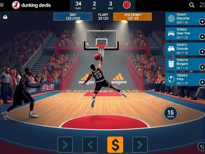 Dunking Devils IN control scheme and interface